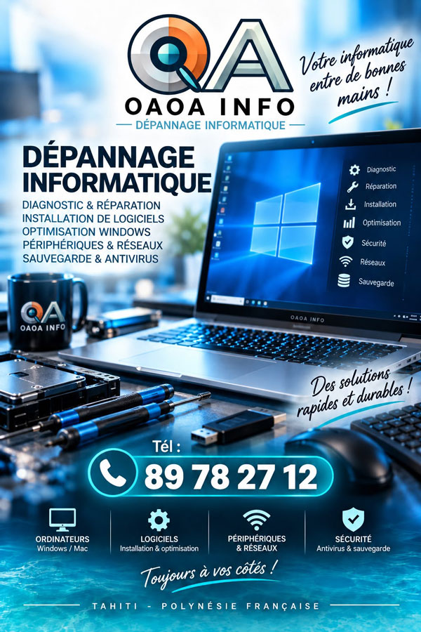 OaOa Informatique - Dépannage informatique