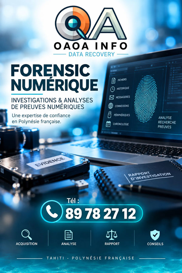 OaOa Informatique - Investigations numériques
